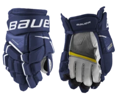 Bauer Supreme Ultrasonic Junior Hockey Gloves -Hockey Equipment Store 1058650 NAV