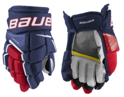 Bauer Supreme Ultrasonic Junior Hockey Gloves -Hockey Equipment Store 1058650 NVR