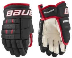 Bauer Pro Series Junior Hockey Gloves -Hockey Equipment Store 1058651 BKR