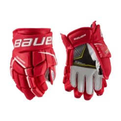 Bauer Supreme 3S Junior Hockey Gloves 10 Bauer Supreme 3S Junior Hockey Gloves -Hockey Equipment Store 1058652 RED 1