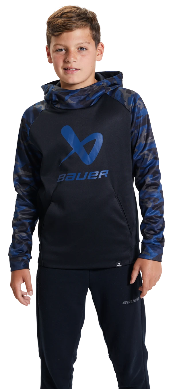 Bauer Raglan Camo Hoodie Youth 3 Bauer Raglan Camo Hoodie Youth