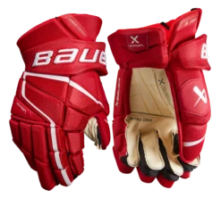Bauer Vapor 3X Pro Senior Hockey Gloves 11 Bauer Vapor 3X Pro Senior Hockey Gloves -Hockey Equipment Store 3XPRO SR FRONT RED2