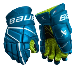 Bauer Vapor 3X Junior Hockey Gloves 20 Bauer Vapor 3X Junior Hockey Gloves -Hockey Equipment Store 3X JR FRONT BLU1