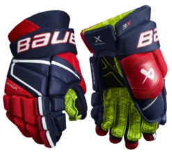 Bauer Vapor 3X Junior Hockey Gloves 16 Bauer Vapor 3X Junior Hockey Gloves -Hockey Equipment Store 3X JR FRONT NRW2