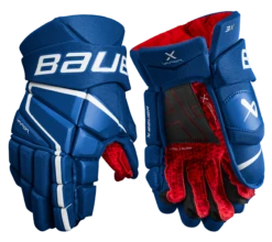 Bauer Vapor 3X Senior Hockey Gloves 20 Bauer Vapor 3X Senior Hockey Gloves -Hockey Equipment Store 3X SR FRONT BLU2