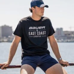 Bauer X East Coast Lifestyle Collab Tee -Hockey Equipment Store 643954 BLK 03
