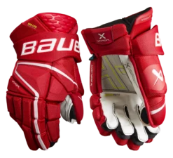 Bauer Vapor Hyperlite Senior Hockey Gloves 21 Bauer Vapor Hyperlite Senior Hockey Gloves -Hockey Equipment Store HYPERLITE SR FRONT RED2png