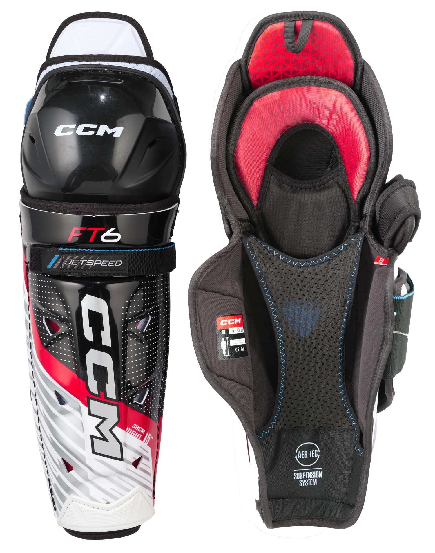 CCM JetSpeed FT6 Junior Shin Guards 3 CCM JetSpeed FT6 Junior Shin Guards