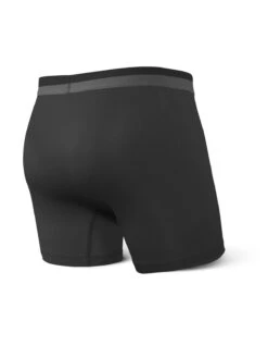 SAXX Sport Mesh Boxer Brief Fly Black/Graphite (2-Pack) -Hockey Equipment Store SPORT MESH SXBB12F BLK B
