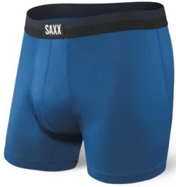 SAXX Sport Mesh Boxer Brief Fly Navy/City Blue (2-Pack) -Hockey Equipment Store SPORT MESH SXBB12F CIT