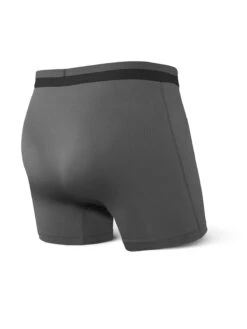 SAXX Sport Mesh Boxer Brief Fly Black/Graphite (2-Pack) -Hockey Equipment Store SPORT MESH SXBB12F GRA B