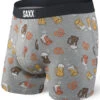 SAXX Vibe Boxer Brief Grey Beer Cheers -Hockey Equipment Store SXBM35 BEC