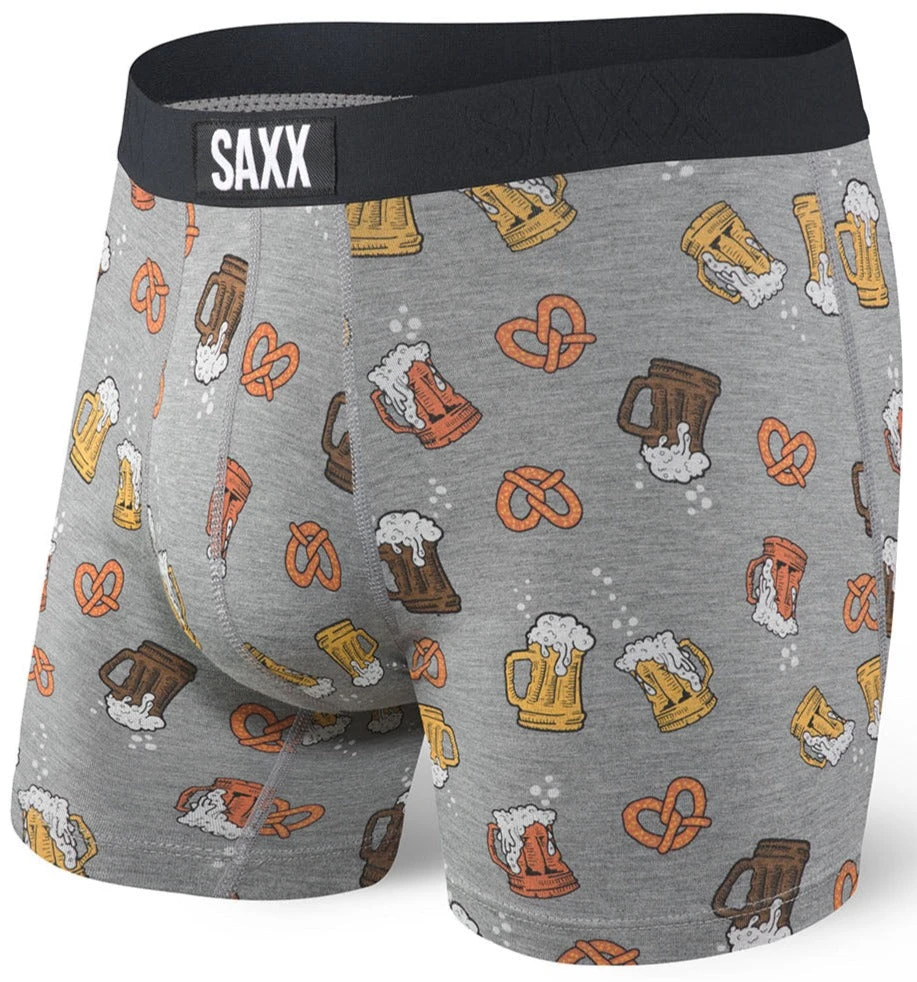 SAXX Vibe Boxer Brief Grey Beer Cheers 3 SAXX Vibe Boxer Brief Grey Beer Cheers