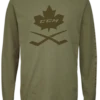 CCM Nostalgia Leaf Long Sleeve Tee Adult