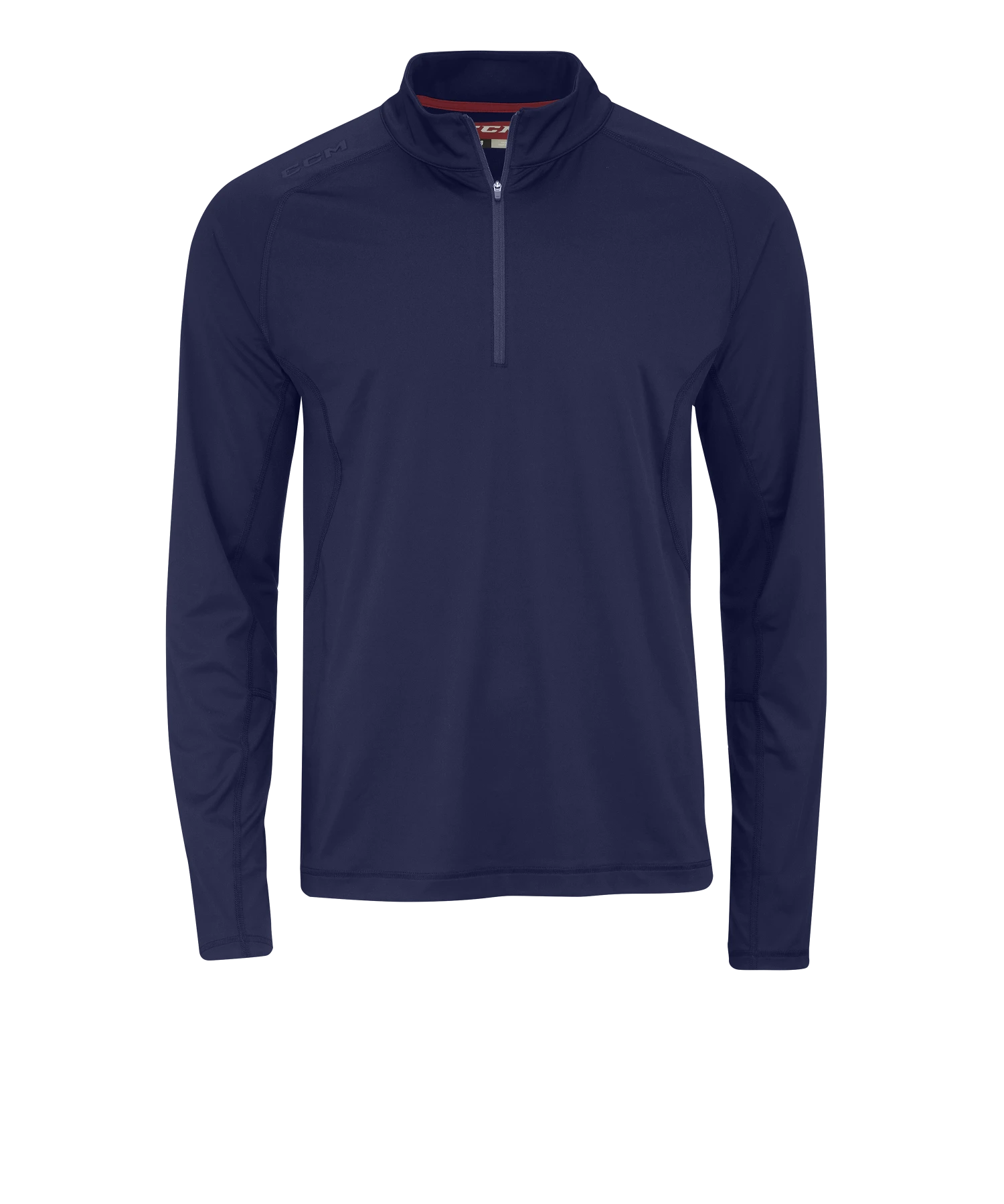 CCM Half Zip Premium Training Tee Adult 5 CCM Half Zip Premium Training Tee Adult - Image 3