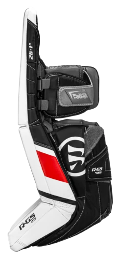 Warrior Ritual G5 Junior Goalie Pads (w/ Knee Pads) -Hockey Equipment Store g5jl0wbr war 07 i