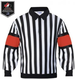 Force Men's Pro Sewn-In Armbands Referee Jersey -Hockey Equipment Store mprr