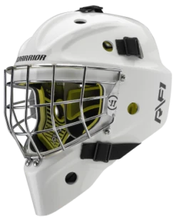 Warrior RF1 Junior Goalie Mask -Hockey Equipment Store rf1jm0wh war 01 i