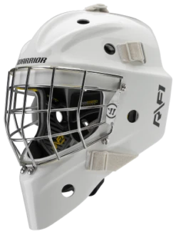 Warrior RF1 Pro Senior Goalie Mask -Hockey Equipment Store rf1pm0wh war 01 i