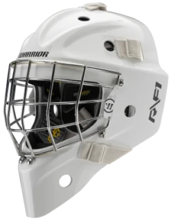 Warrior RF1+ Senior Goalie Mask -Hockey Equipment Store rf1spm0wh war 01 i