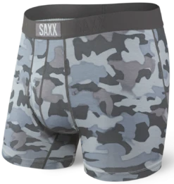 SAXX Ultra Boxer Fly Graphite Stencil Camo