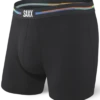SAXX Vibe Boxer Brief Black/Racer Stripe -Hockey Equipment Store saxx vibe boxer brief black racer stripe
