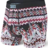 SAXX Vibe Boxer Brief Black Tribal Melt 2 SAXX Vibe Boxer Brief Black Tribal Melt -Hockey Equipment Store saxx vibe boxer brief black tribal melt