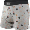 SAXX Vibe Boxer Brief Grey Tailgate -Hockey Equipment Store saxx vibe boxer brief grey tailgate