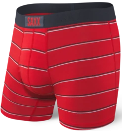 SAXX Vibe Boxer Brief Red Shallow Stripe