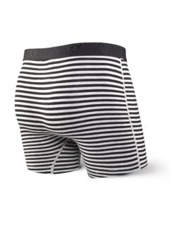 SAXX Vibe Boxer Modern Fit Black Hiker Stripe -Hockey Equipment Store sxbm35 bks b