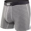 SAXX Vibe Boxer Modern Fit Black Hiker Stripe -Hockey Equipment Store sxbm35 bks f