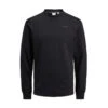 True Hockey X Jack & Jones Twist Sweat Crew Neck -Hockey Equipment Store true hockey apparel twist sweat crew neck black 2