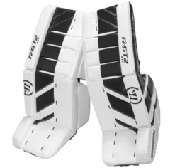 Warrior Ritual GT2 Intermediate Goalie Pads (w/ Knee Pads) 17 Warrior Ritual GT2 Intermediate Goalie Pads (w/ Knee Pads) -Hockey Equipment Store warrior ritual gt2 intermediate goalie pads black white