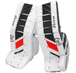 Warrior Ritual GT2 Intermediate Goalie Pads (w/ Knee Pads) 18 Warrior Ritual GT2 Intermediate Goalie Pads (w/ Knee Pads) -Hockey Equipment Store warrior ritual gt2 intermediate goalie pads black white red