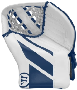 Warrior Ritual GT2 Junior Goalie Catcher -Hockey Equipment Store warrior ritual gt2 junior goalie catcher white blue