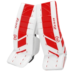 Warrior Ritual GT2 Junior Goalie Pads (w/ Knee Pads) -Hockey Equipment Store warrior ritual gt2 junior goalie pads white red