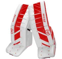 Warrior Ritual GT2 Pro Senior Goalie Pads (w/ Knee Pads) -Hockey Equipment Store warrior ritual gt2 pro goalie pads white red
