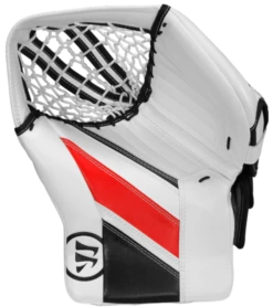 Warrior Ritual GT2 Pro Senior Goalie Catcher -Hockey Equipment Store warrior ritual gt2 pro senior goalie catcher white red black