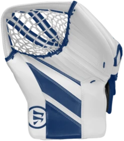 Warrior Ritual GT2 Senior Goalie Catcher -Hockey Equipment Store warrior ritual gt2 senior goalie catcher white blue